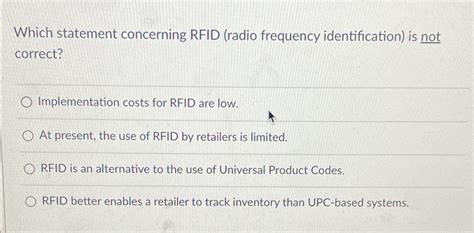 which of the following is false concerning rfid tags|rfid encryption quiz.